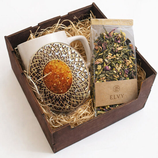 Lietuviškas verslo dovanų rinkinys su puodeliu | Reprezentacinės dovanos